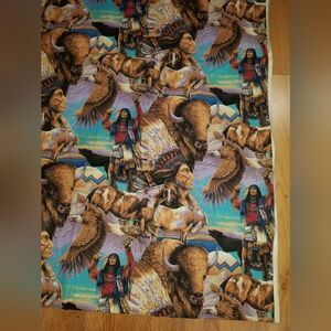 native of  America fabric 45x90 new